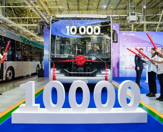 Már több mint tízezer autóbuszt értékesített Közép-Ázsiában a Yutong