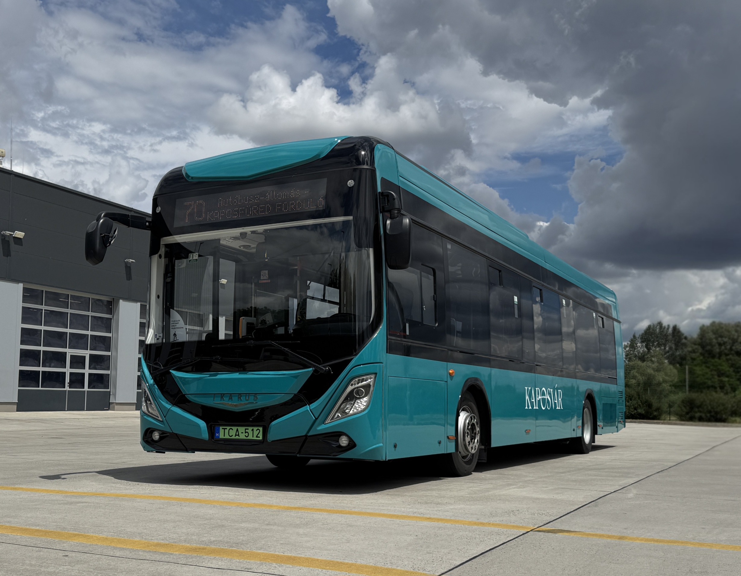 Új villanybuszok, új flottaszín Kaposváron 3 IMG 72631