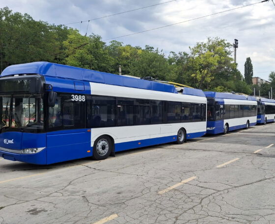 Harmincnyolc darab Tallinnból származó Solaris trolibusszal fiatalodik Kisinyov járműparkja