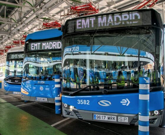 Madrid buszflottájának már 20%-a elektromos, miközben dízelbuszok már egyáltalán nem közlekednek a fővárosban