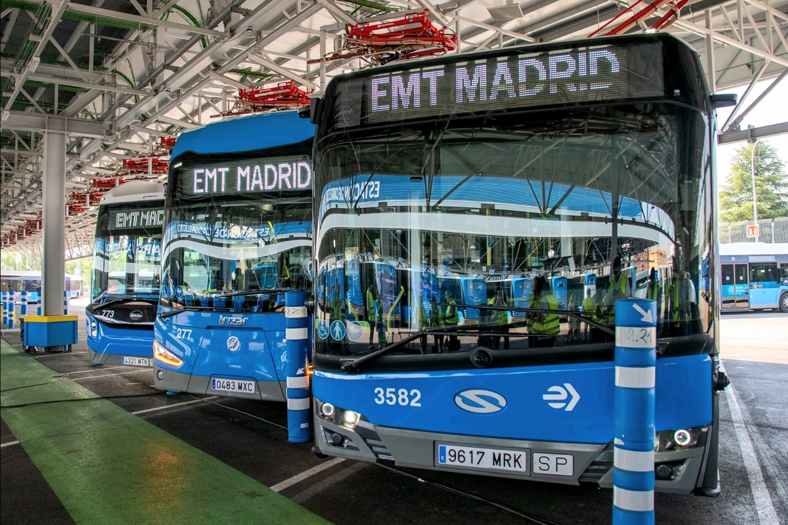 Madrid buszflottájának már 20%-a elektromos, miközben dízelbuszok már egyáltalán nem közlekednek a fővárosban