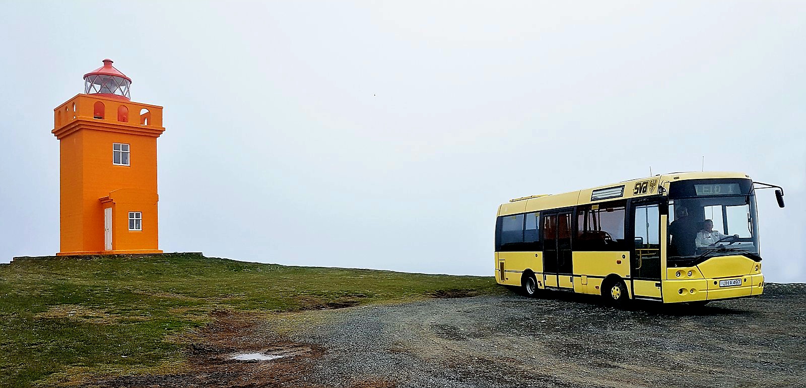 Így lett Izland legészakibb szigetének első „turistabusza” egy Ikarus E91-es