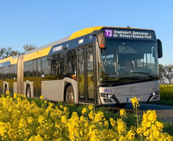 Solaris csuklós villanybuszokkal bővül a lipcsei elektromos flotta