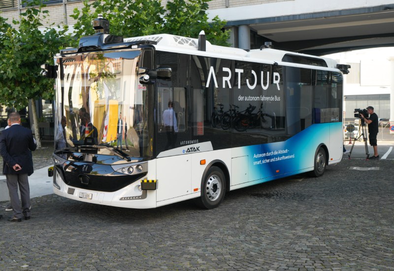 Svájcban is utasforgalomba áll a Karsan autonóm elektromos midibusza 2 Karsan Autonomous e ATAK Will Begin Carrying Passengers In Arbon 4