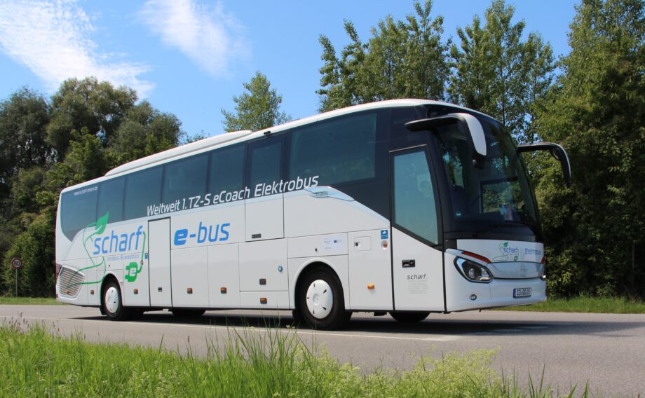 Átépítéssel készült el az első elektromos hajtású Setra ComfortClass távolsági busz