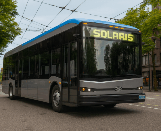 2026-ban érkezik meg a vancouveri TransLink első Solaris Trollinója