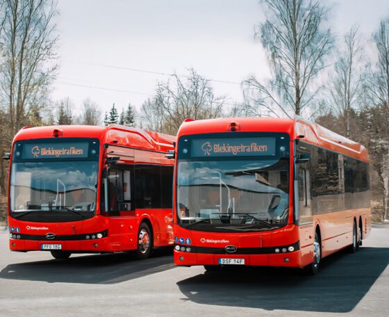 Elektromos BYD-k és HVO-s Setrák zöldítik a svéd Blekinge megye közlekedését