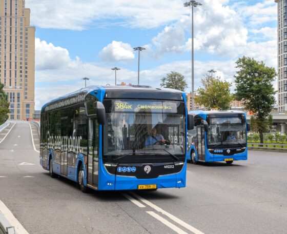 Meghaladta a 2500-at Moszkva tisztán elektromos hajtású autóbuszainak száma