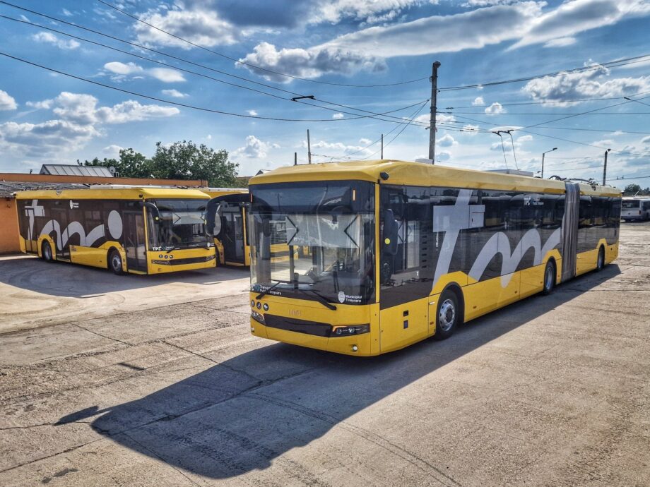 Temesvár átvette az első csuklós Bozankaya SNG 18T önjáró trolibuszát