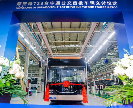 A Yutong megkezdte 723 darabos marokkói rekordszállításának teljesítését
