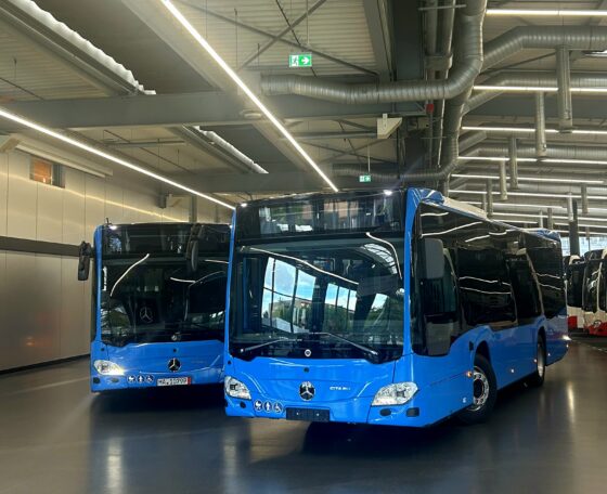 Elindult Magyarországra a BKV új Citaro K flottájának első darabja