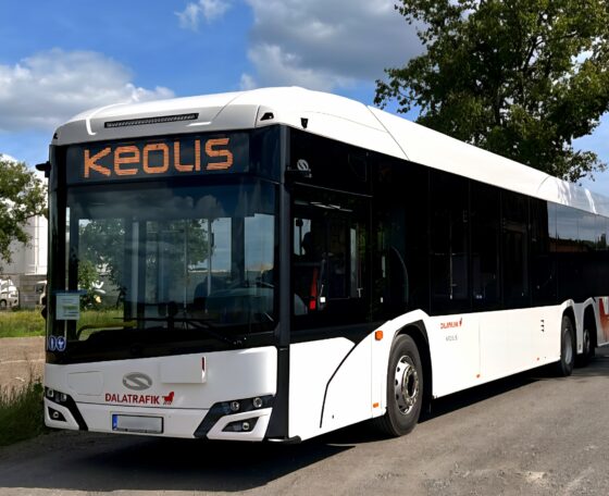 A Keolis 27 nagy hatótávú Solaris Urbino 15 LE villanybuszt állít forgalomba Svédországban