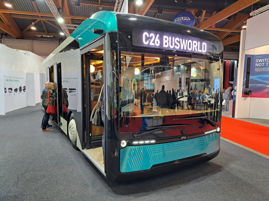 Busworld Europe 2025: látványos koncepcióbusszal keltett feltűnést az UNVI
