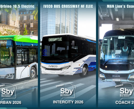 A Solaris, az Iveco Bus és az MAN típusai nyerték a Sustainable Bus Awards 2026 díjakat