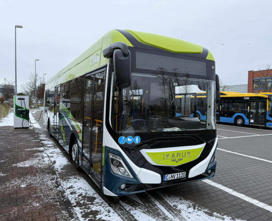 Ikarus 120e villanybuszt tesztel két és fél éven át a chemnitzi CVAG
