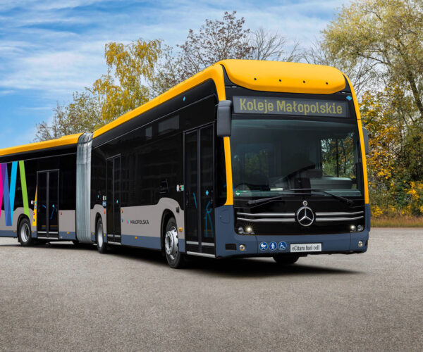 Öt darab hidrogén üzemanyagcellás Mercedes-Benz eCitarót vásárol a Koleje Małopolskie