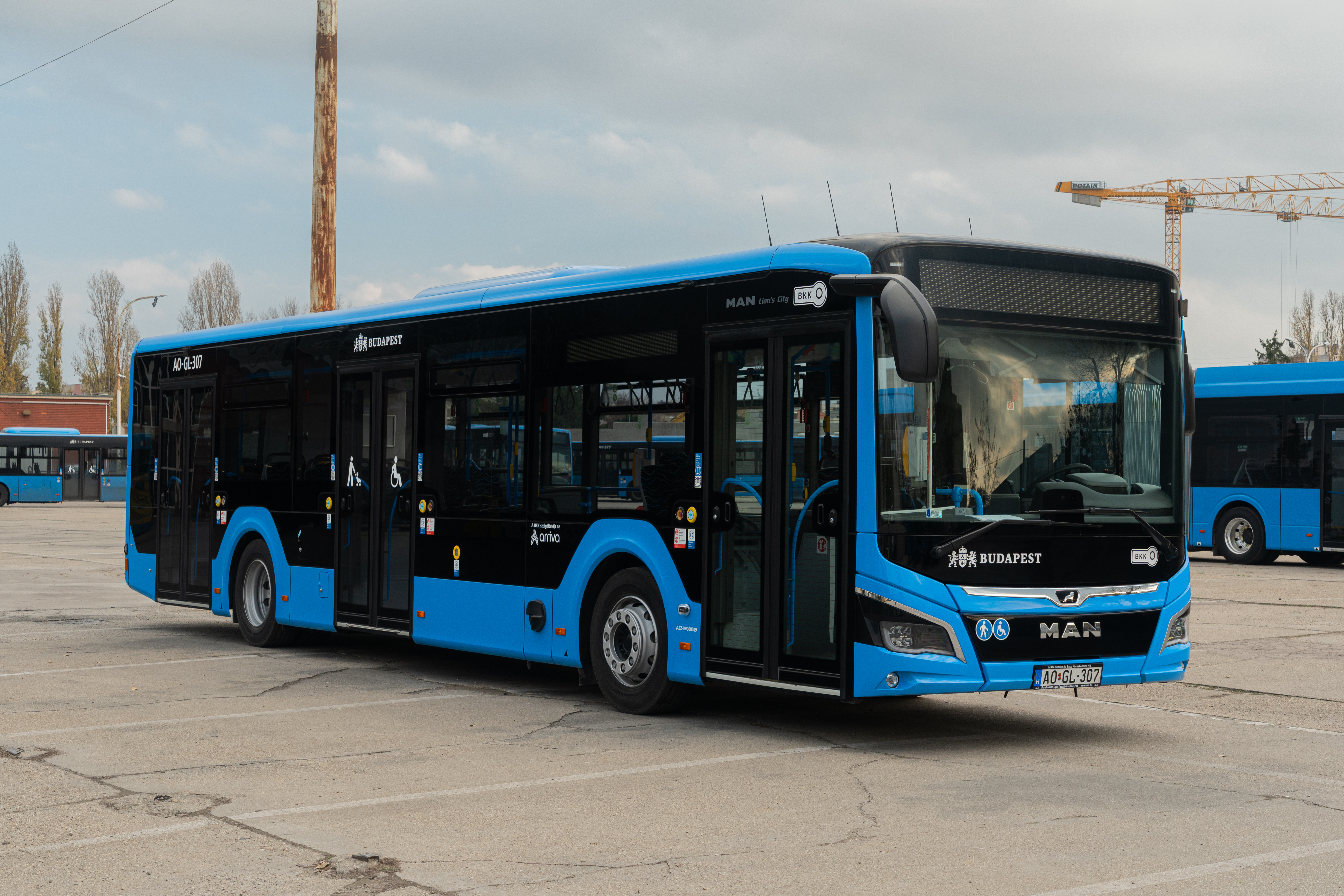 Újabb MAN autóbuszokat állít forgalomba Budapesten az ArrivaBus