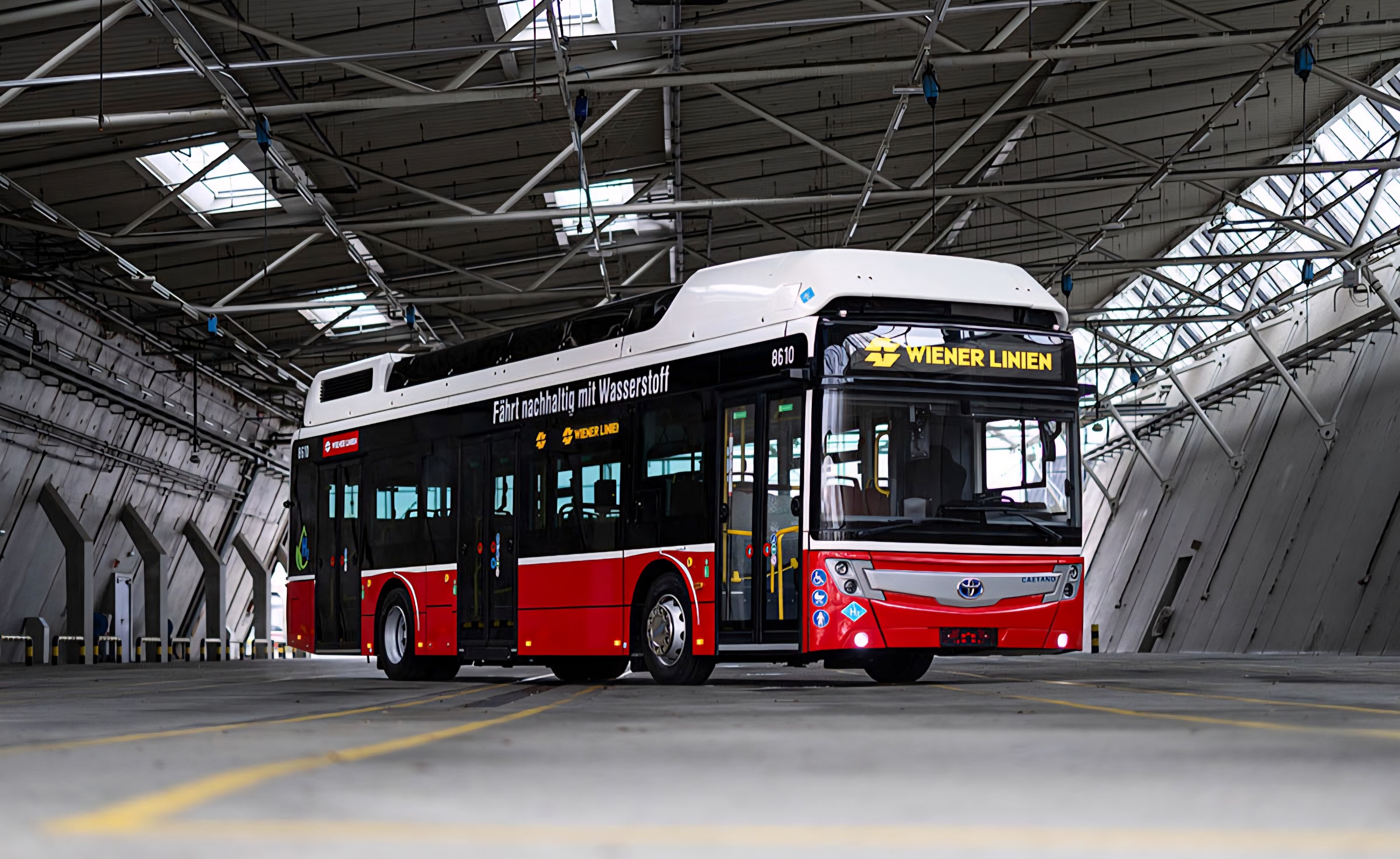 Tíz darab hidrogénüzemű CaetanoBus áll forgalomba a bécsi 39A járaton december elejétől