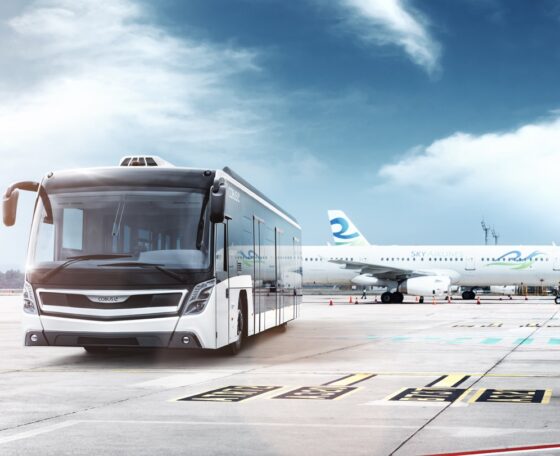 A COBUS elektromos járműveire cseréli apron-buszait a vilniusi repülőtér
