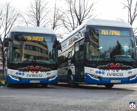 Vadonatúj Iveco villanybuszokkal indul az új év Poprádon