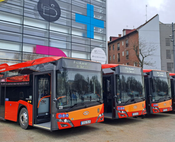 Öt darab földgázüzemű Solaris Urbinót állít forgalomba a spanyolországi Burgos városa