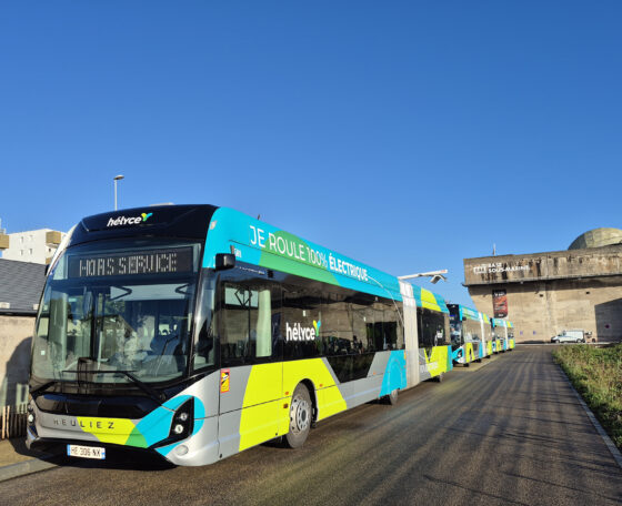 Szolgálatba álltak Saint-Nazaire BRT-hálózatának első Heuliez GX 437 ELEC csuklós villanybuszai