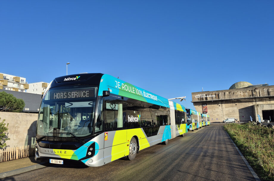 Szolgálatba álltak Saint-Nazaire BRT-hálózatának első Heuliez GX 437 ELEC csuklós villanybuszai