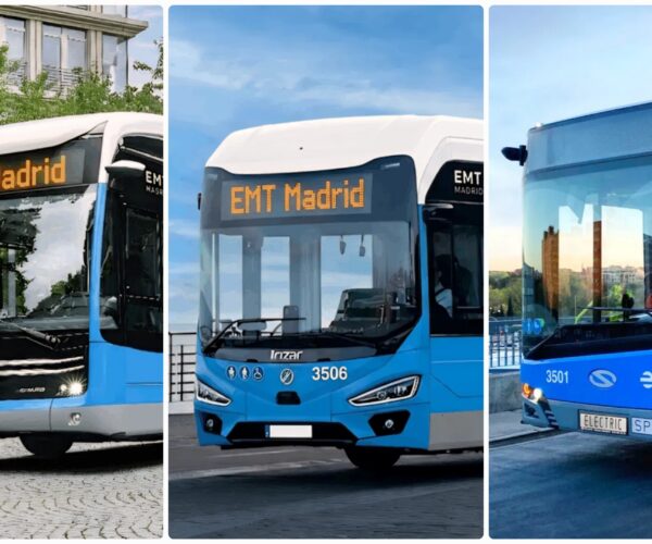 További 120 villanybusz érkezik Madridba: véglegesítette legújabb e-busz beszerzését az EMT