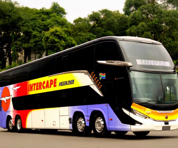 Új piacra lép a dél-amerikai koncepció: négytengelyes emeletes turistabuszt visz Dél-Afrikába a Marcopolo