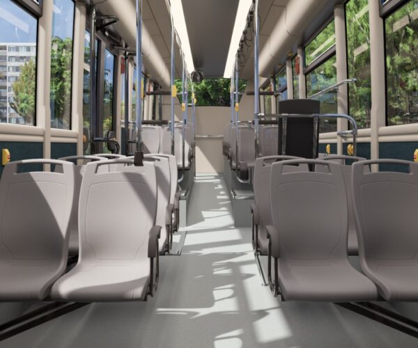 100%-ban újrahasznosított műanyagból készült utasülést mutat be a Milánói Design Héten a Lazzerini