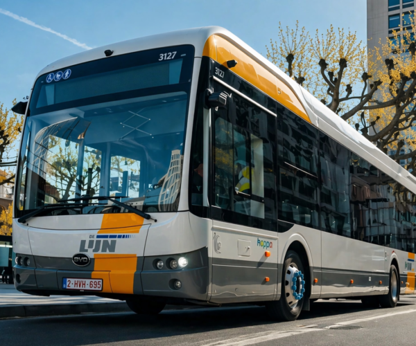 Már minden negyedik autóbusz elektromos Flandriában: ezredik villanybuszát állította forgalomba a De Lijn