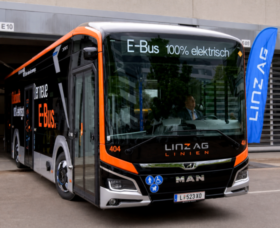Villanyhajtású MAN autóbuszokkal bővül a linzi járműállomány