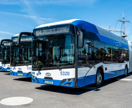 Új Solaris Urbino 18 electric autóbuszok érkeztek Gdyniába