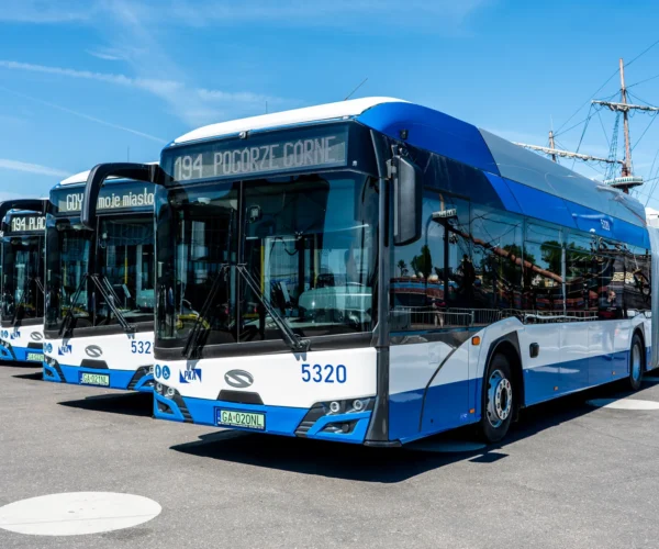 Új Solaris Urbino 18 electric autóbuszok érkeztek Gdyniába
