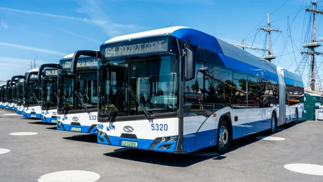 Új Solaris Urbino 18 electric autóbuszok érkeztek Gdyniába