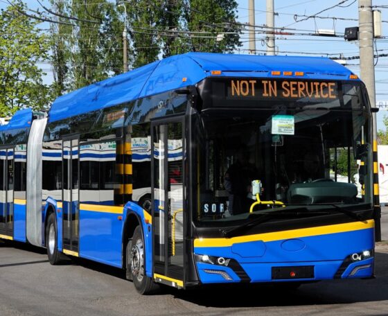 Tesztelésre vár a Vancouver számára készülő Solaris Trollino-flotta első csuklós előfutára is