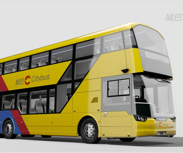 Húsz darab háromtengelyes emeletes villanybuszt szállíthat Hongkongba a Wrightbus