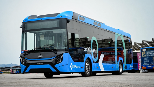 Huszonhárom Castrosua–BYD villanybusz áll forgalomba Palma de Mallorcán