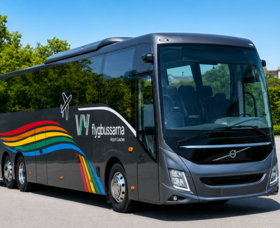 Huszonöt frissített formavilágú, második generációs Volvo 9700-as érkezik a Vy reptéri flottájába