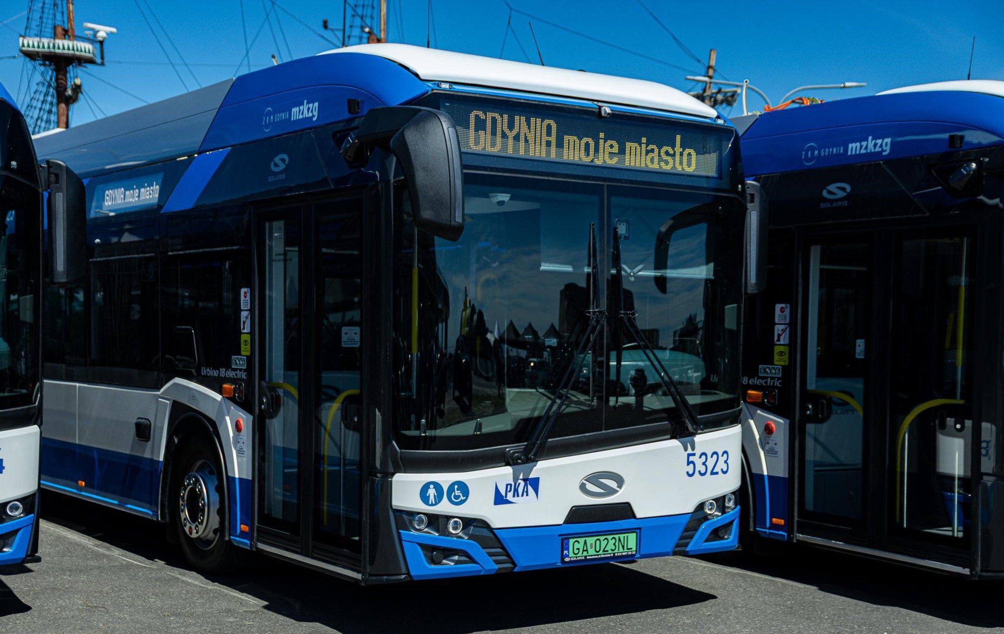 Új Solaris Urbino 18 electric autóbuszok érkeztek Gdyniába 3 nowe autobusy 05 2026 11