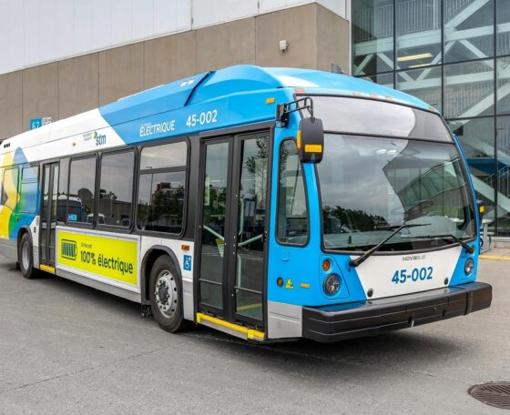 Megérkezett leendő szolgálati helyére Montréal első Nova Bus LFSe+ villanybusza