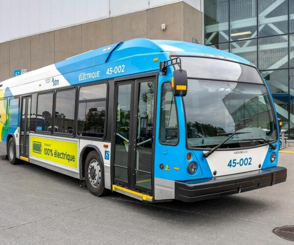 Megérkezett leendő szolgálati helyére Montréal első Nova Bus LFSe+ villanybusza