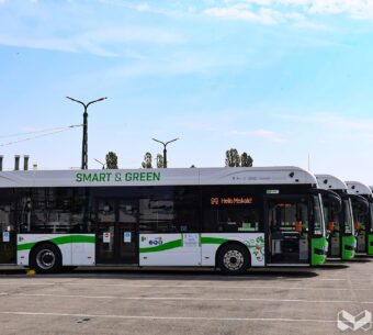 Újabb hat BYD eBus K9UD autóbusszal bővült Miskolc elektromos járműparkja