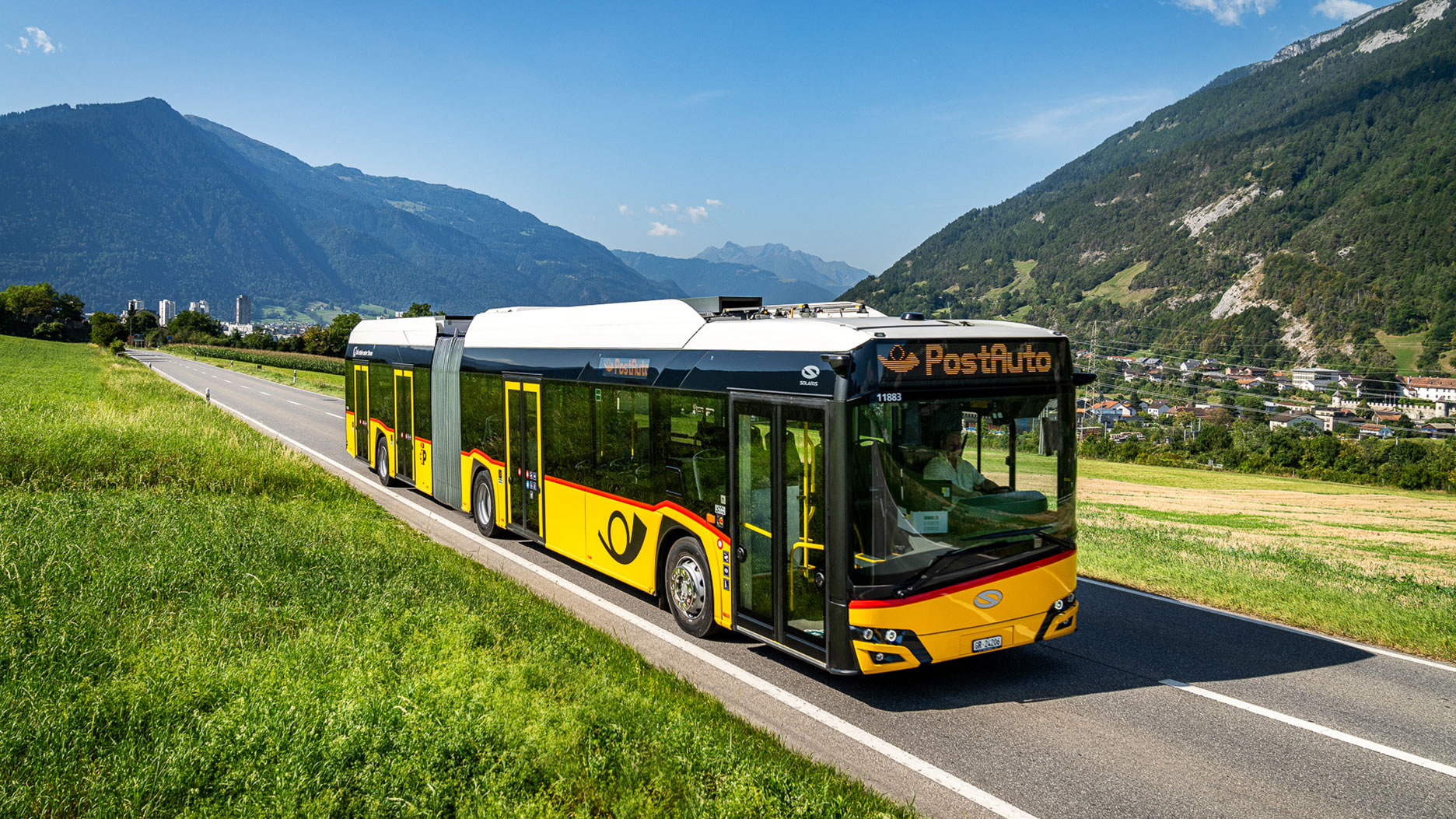 2027-től megszűnik a fedélzeti Wi-Fi szolgáltatás a PostAuto járatain 3 E Gelenkbus GR 2