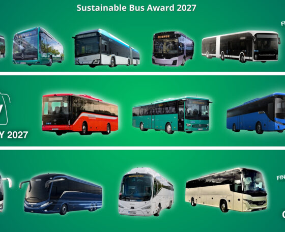 Hivatalos a Sustainable Bus Awards 2027 díjra jelölt busztípusok listája