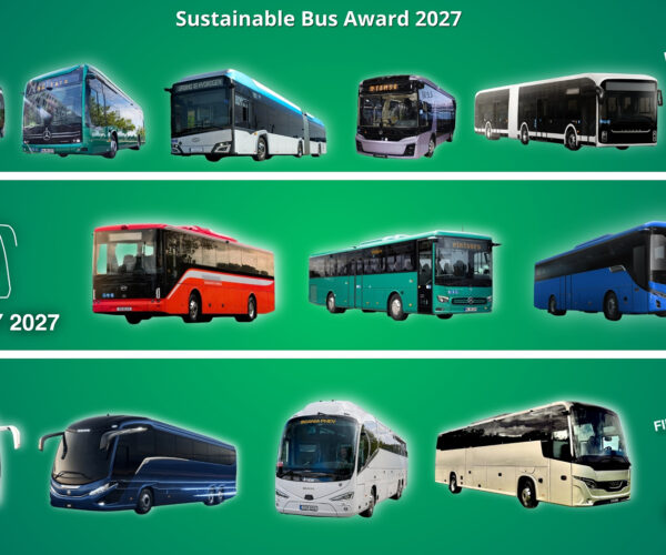 Hivatalos a Sustainable Bus Awards 2027 díjra jelölt busztípusok listája