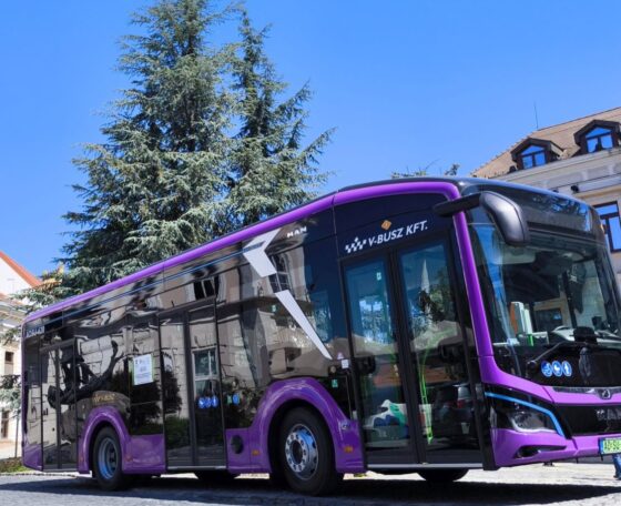 Vadonatúj MAN Lion’s City 10 E nagy midivel bővült a V-Busz elektromos flottája