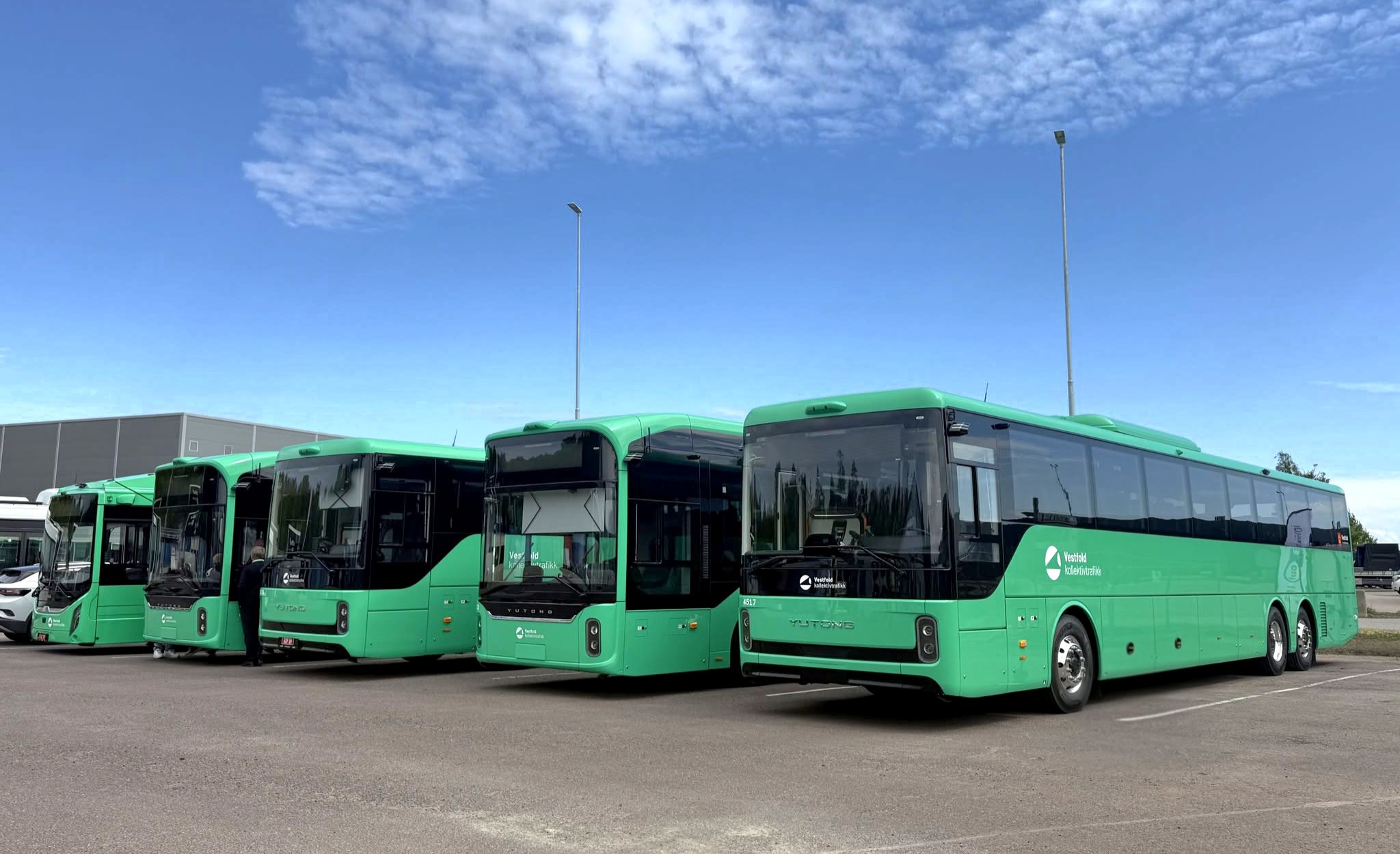 Egyszerre több száz Yutong villanybusz állt forgalomba Norvégiában