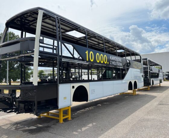Elkészült a tízezredik autóbusz-karosszéria a Daimler Buses cseh üzemében