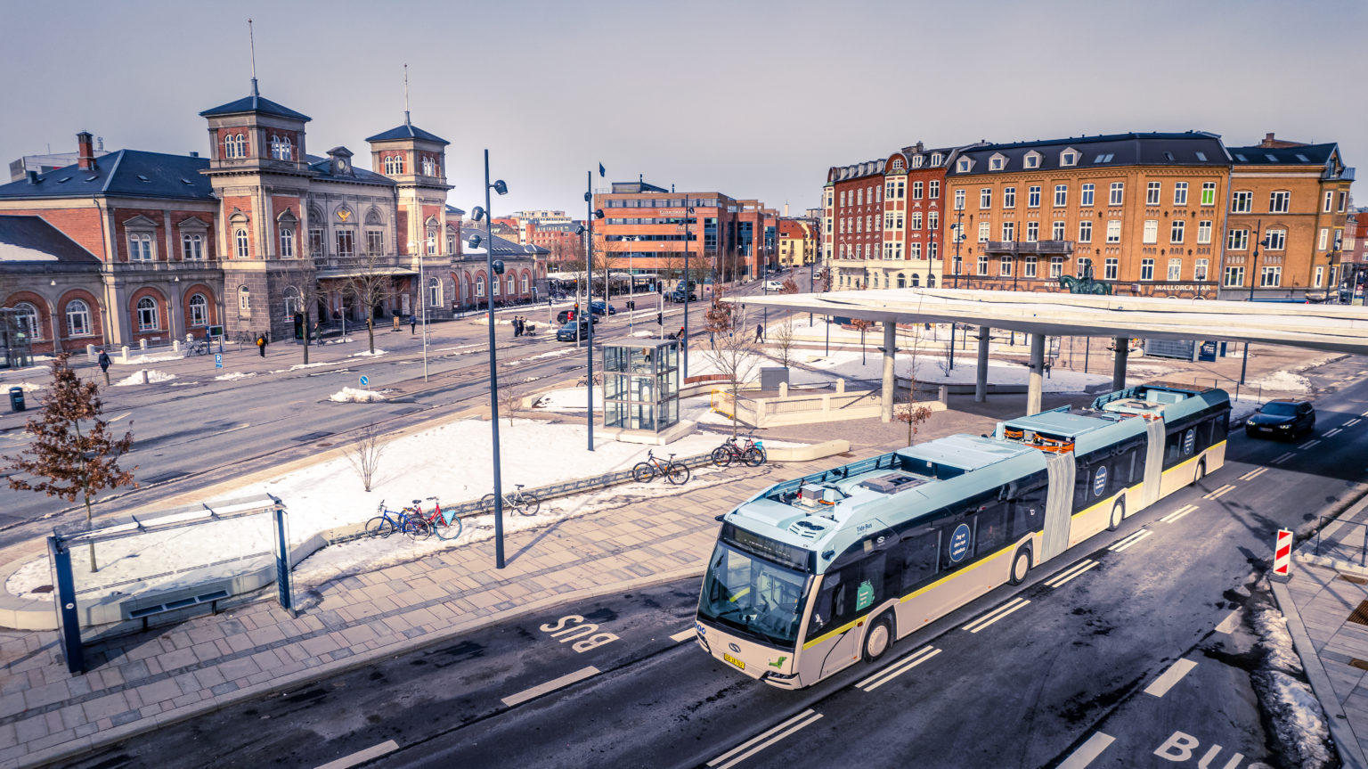 BRT-rendszerek: a kötöttpályás közlekedés rugalmas alternatívái 6 E24 Aalborg fot. Soren Poulsen 12